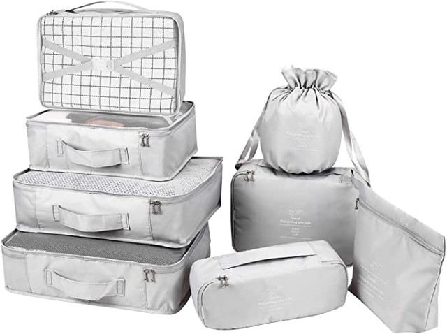 BETLLEMORY Packing Cubes 8 Sets Travel Luggage Org