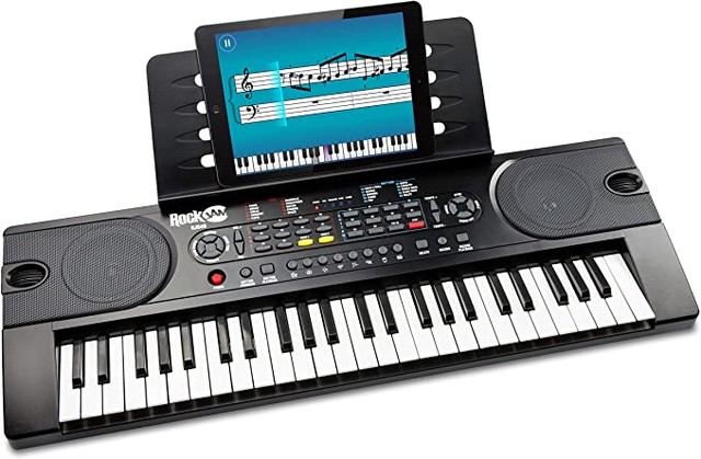 RockJam 49 Key Keyboard Piano with Power Supply