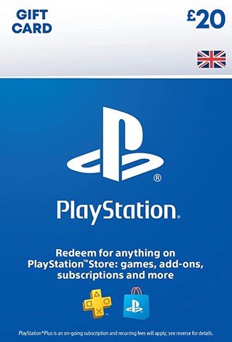 PlayStation Store Gift Card 20 GBP | PSN UK Accoun