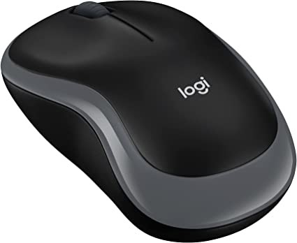 Logitech M185 Wireless Mouse, 2.4GHz with USB Mini