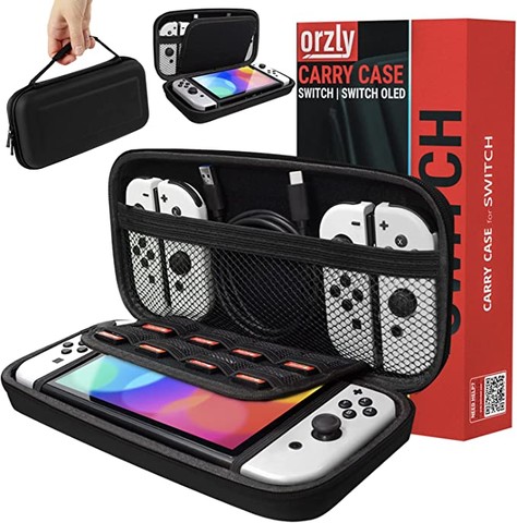 Orzly Carry Case Compatible with Nintendo Switch
