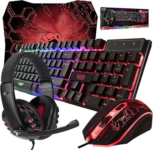 Gaming Keyboard and Mouse and Mouse pad and Gaming