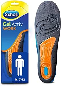 Scholl Gel Active Work Insoles for Men