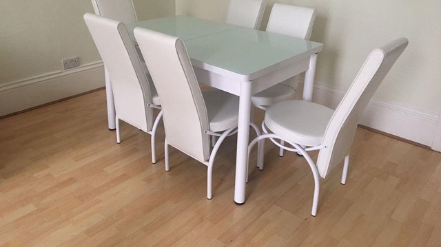 New Marble Dinning Table and chairs for Sale. Free