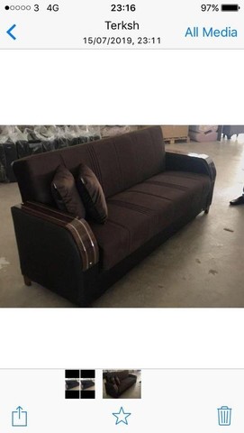 Bed sofa available and delivery available