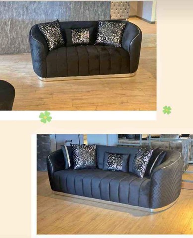 High Quality Elenaa black sofa in low price