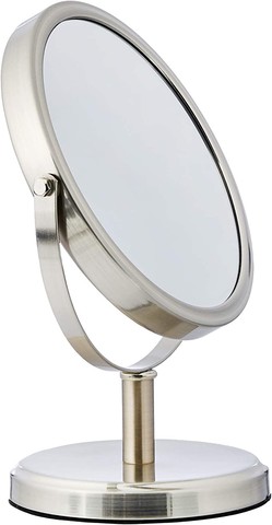 Amazon Basics Dual Sided Modern Vanity Mirror, Nic