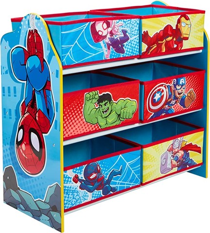 Spider-Man Toy Storage Unit, 60 x 63.5 x 30