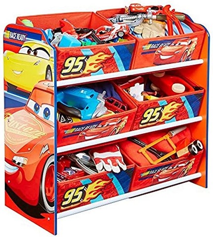 Disney Cars Kids' Storage Unit, Wood, Red