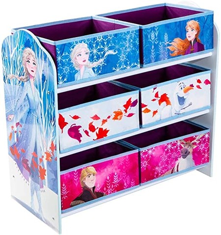 Disney Frozen Kids Bedroom Toy Storage Unit