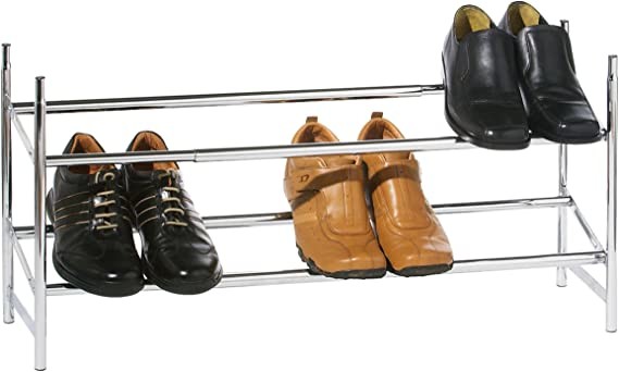 Premier Housewares 2-Tier Extendable Shoe Rack