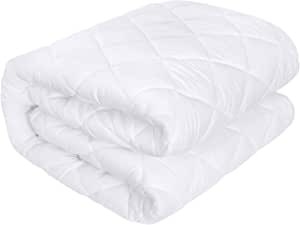 Utopia Bedding Quilted Fitted Mattress Pad Double