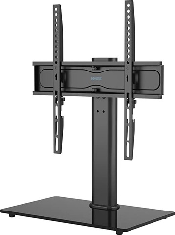 BONTEC Swivel Table Top TV Stand with Bracket for 
