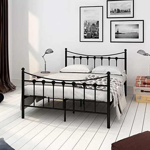 Panana 4FT6 Bed Base Metal Bed Frame Double Bed
