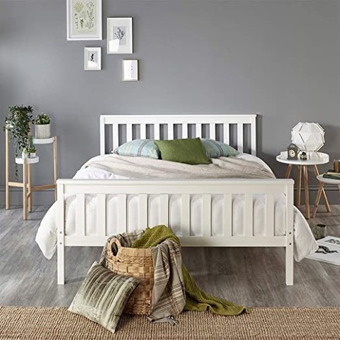 Aspire Beds Atlantic Solid Wood Shaker Bed Bed Fra