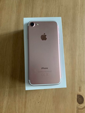 Apple I phone7 on sky mobile rose gold