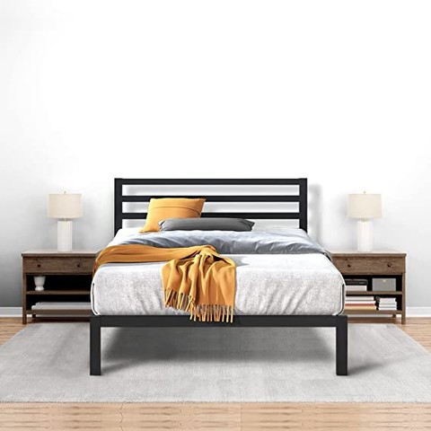 Lucid Double Metal Bed - 4ft 6 Metal Platform Bed 