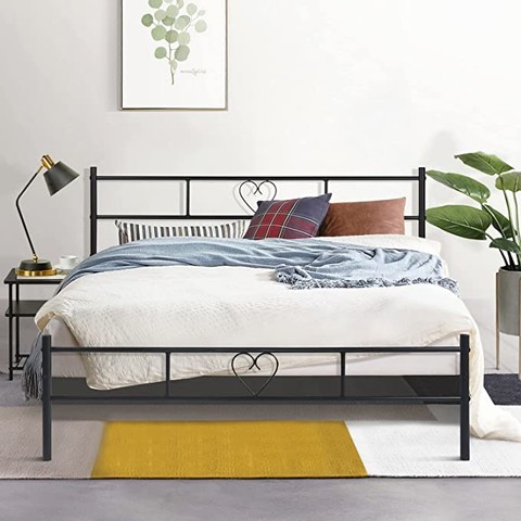 EGGREE 4ft6 Double Bed Metal Beds Frame