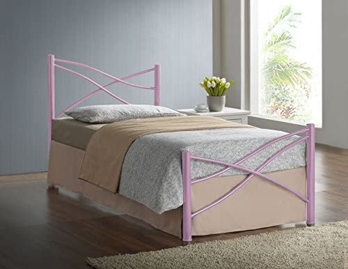 Comfy Living 3ft Single Modern Metal Bed Frame