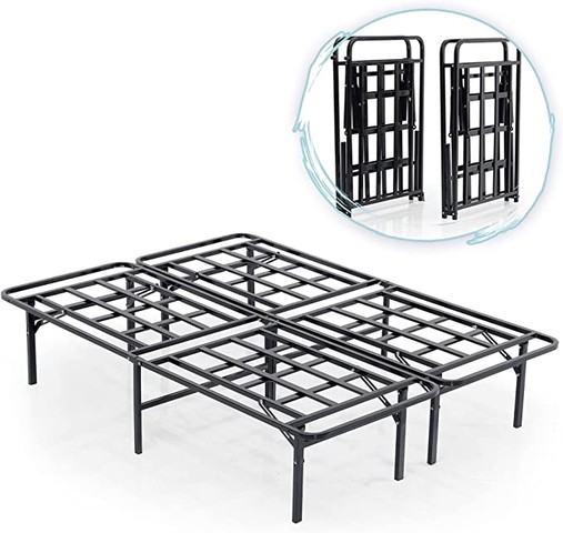AVENSIS SmartBase 4ft6 Foldable Metal Platform Bed