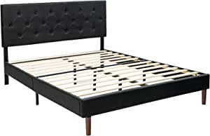 COSTWAY Double Bed Frame, 5FT King Size