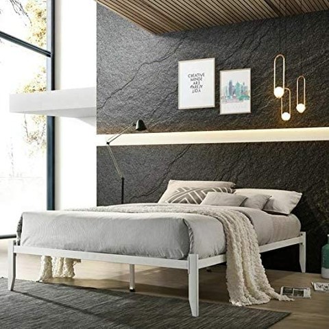 Panana Solid Bedstead Base 4FT6 Double Metal Bed F