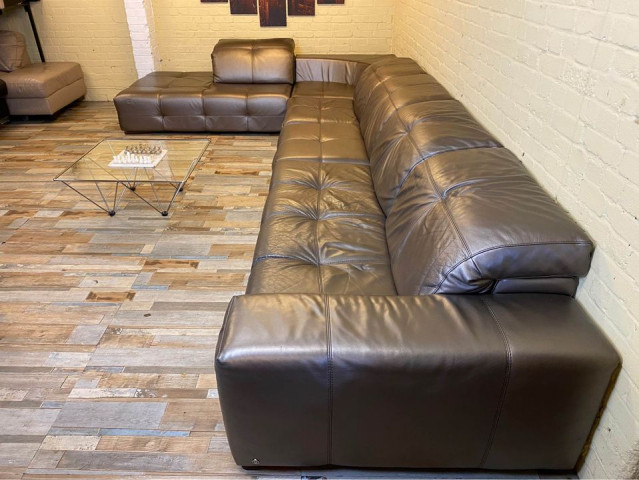 Ginormous Natuzzi Leather Corner Sofa