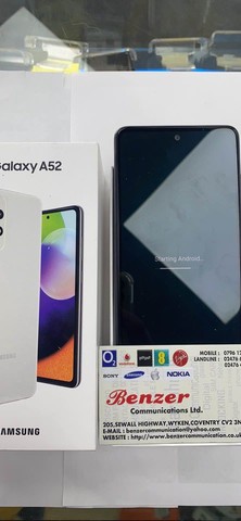 Samsung a52 128gb white good condition unlocked wa