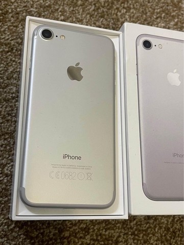 Boxed iPhone 7 silver 128gb unlocked