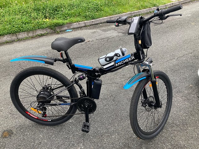 ANCHEER 26" Folding Electric Bikes for Adult