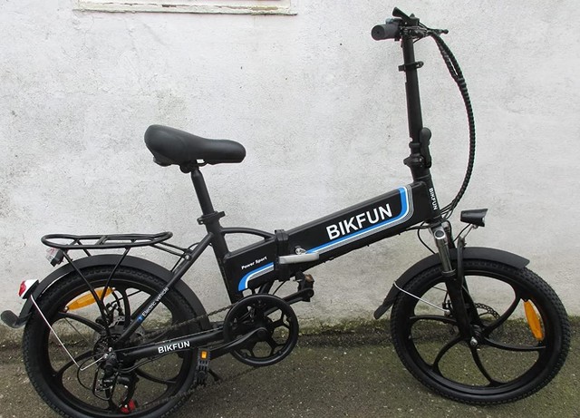 BIKFUN 20" Folding Electric Bike for Adults