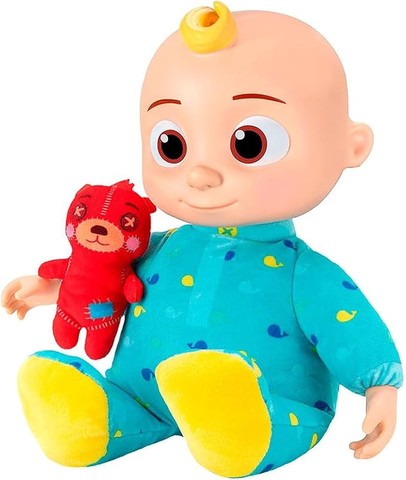 CoComelon Official Musical Bedtime JJ Doll, Soft P