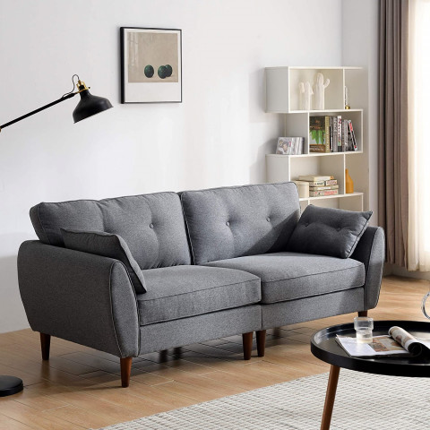 Cherry Tree Furniture Brooks Fabric Sofa (Grey)