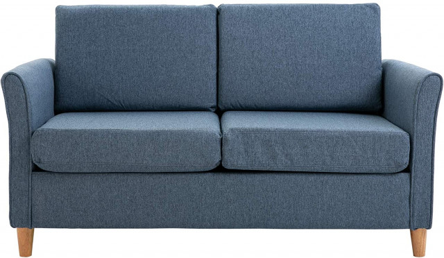 HOMCOM Sofa Double Seat Compact Loveseat