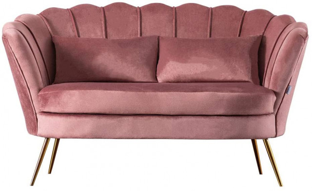Warmiehomy Modern Velvet 2 Seater Sofa Double Couc