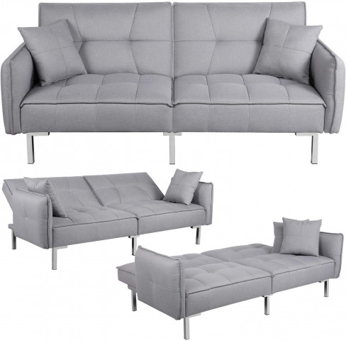 Yaheetech Fabric Sofa Bed 3 Seater Click Clack