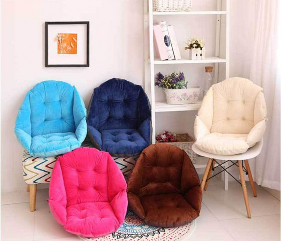 Chair Pad Cushion Soft Plush Seat Cushion Thick Tu